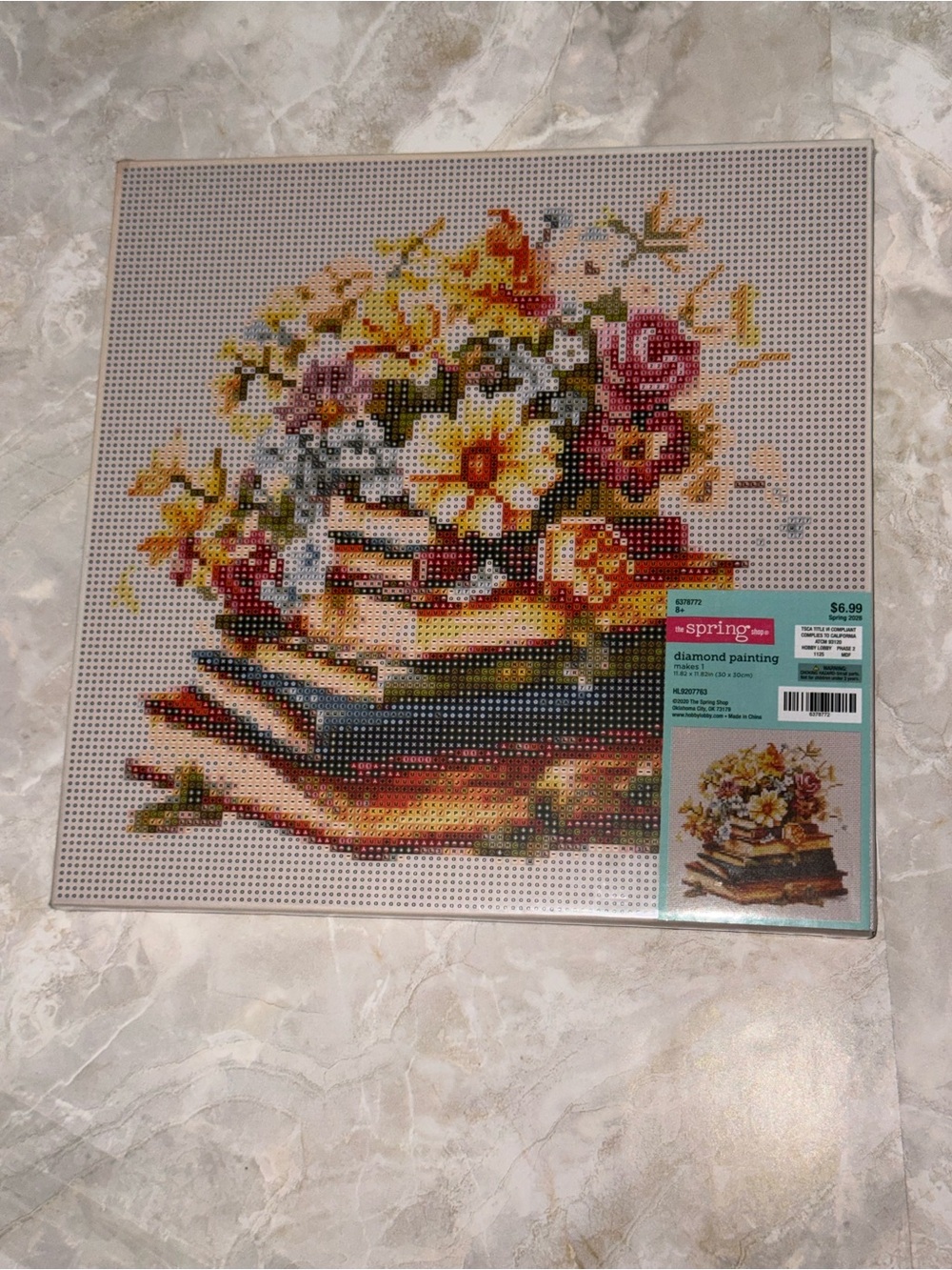 Hobby Lobby | Books & Flowers | Diamond Painting Kit